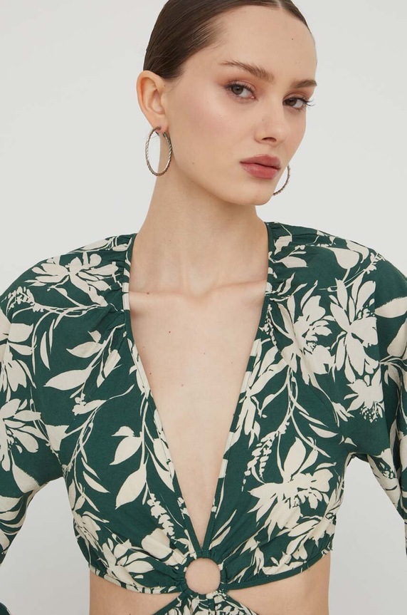 Haljina Abercrombie & Fitch KI159.4083.334 zelena