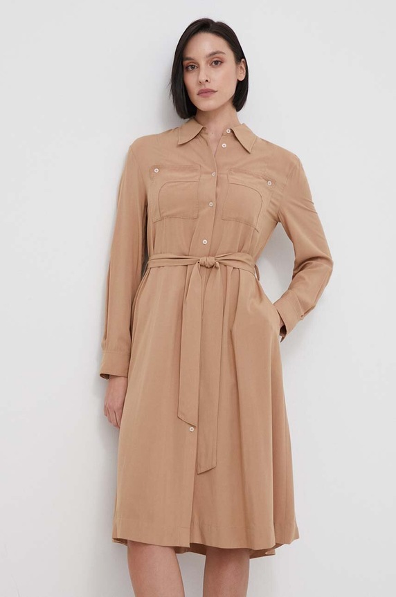 United Colors of Benetton ruha hosszú bézs 4WPWDV07E