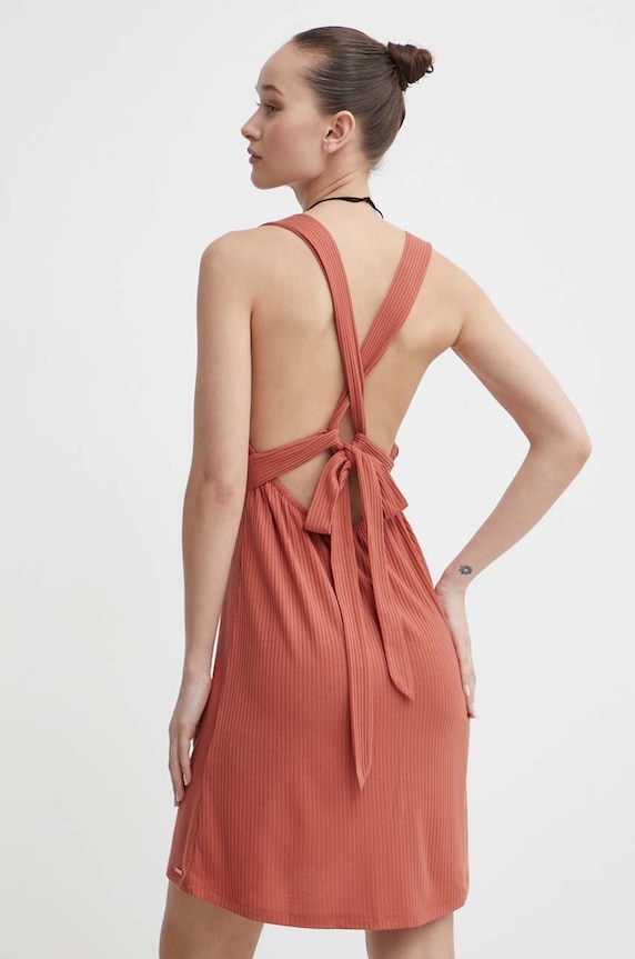 Šaty Volcom B1312401 hnědá SS24
