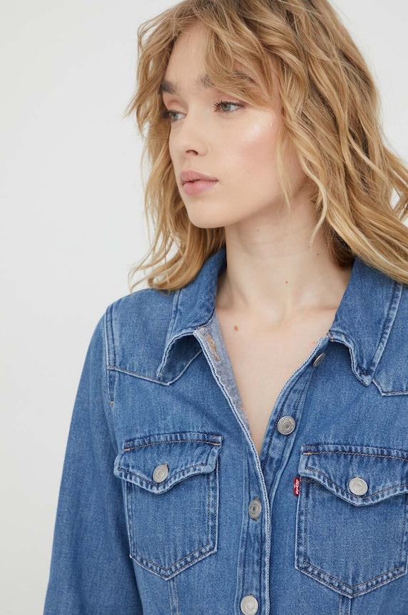Дънкова рокля Levi's син A7592