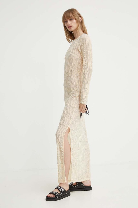 Φόρεμα Résumé AdalynRS Dress με ελαστάν μπεζ 20601124