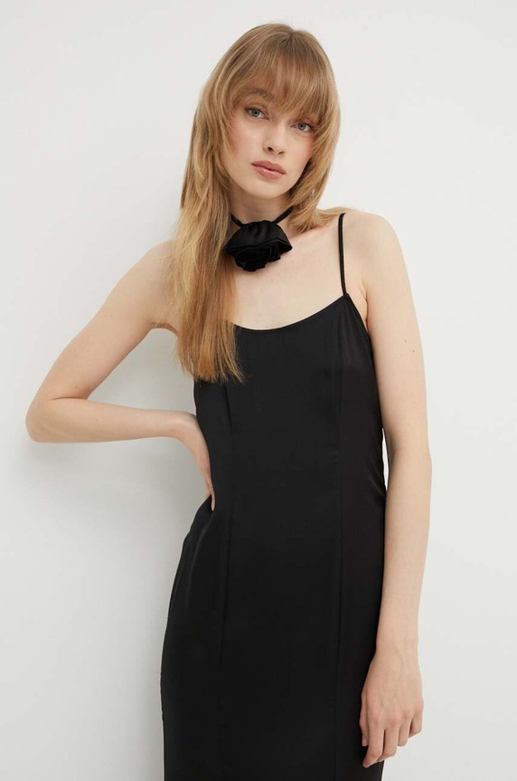 Blugirl Blumarine sukienka RA4122.T1942 czarny SS24