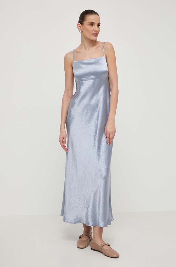 Max Mara Leisure rochie maxi albastru 2416221088600