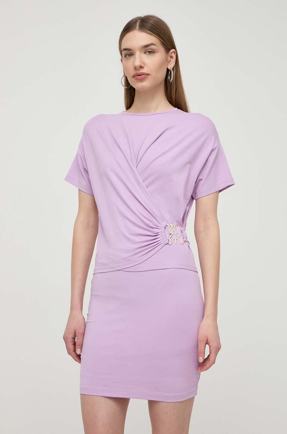 Сукня Patrizia Pepe короткий фіолетовий 2A2760.J206