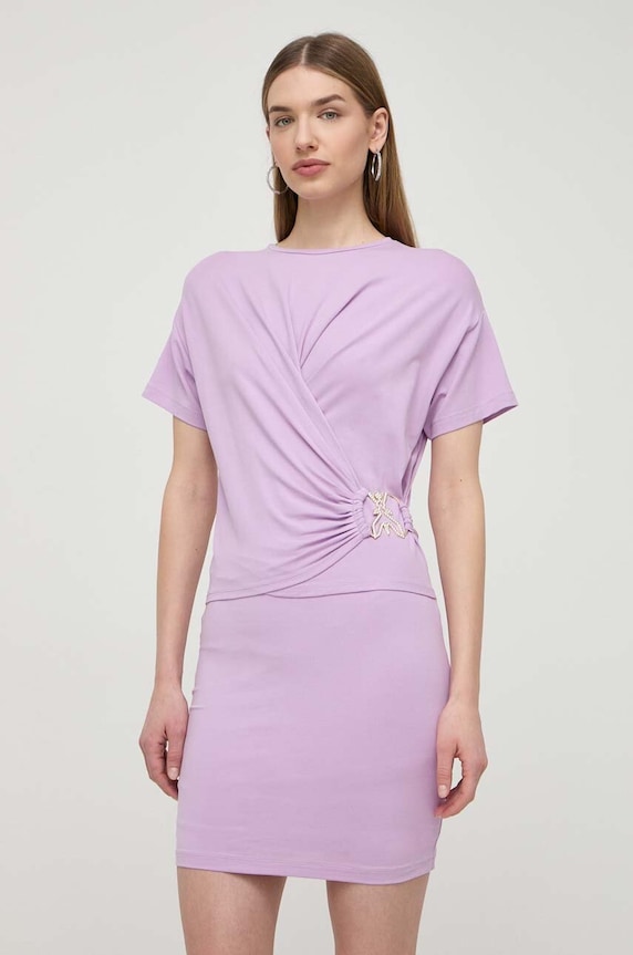 Сукня Patrizia Pepe короткий фіолетовий 2A2760.J206