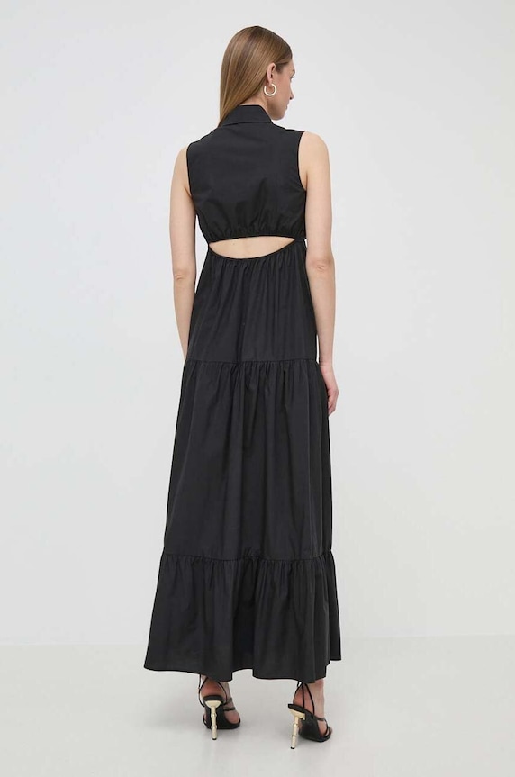 Oblačila Bombažna obleka Patrizia Pepe 2A2794.A9B9 črna
