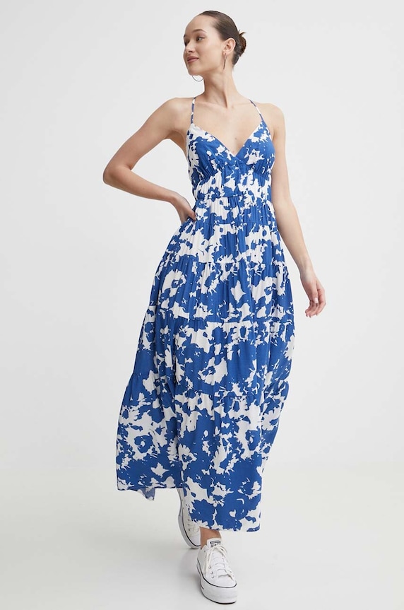 Abercrombie & Fitch rochie KI159.4160.216 albastru SS24
