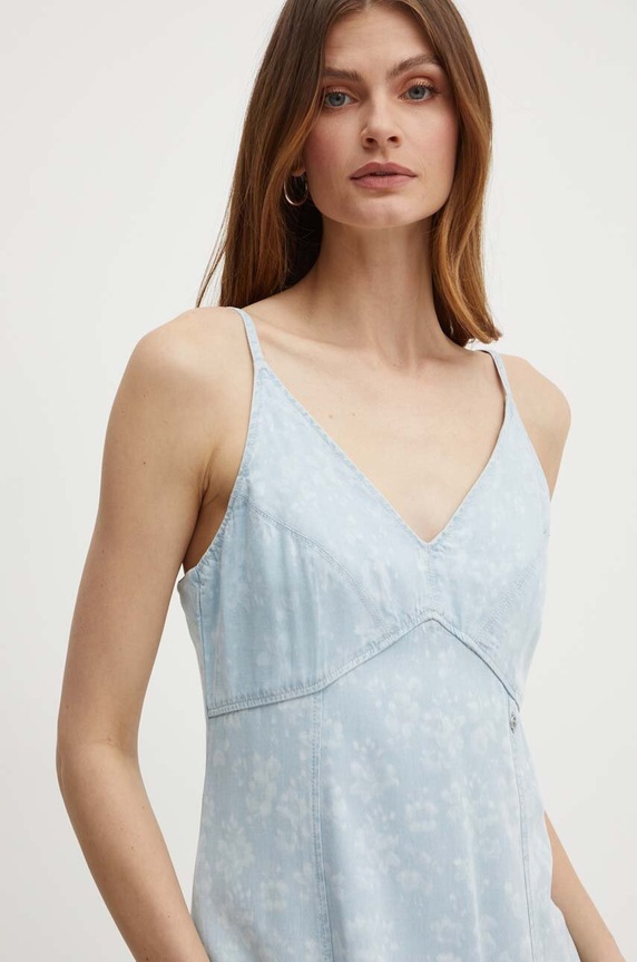 Джинсовое платье Guess CRUZ W4GK93.D4YZ4 голубой SS24