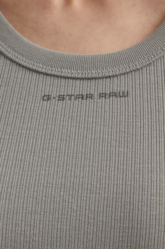 G-Star rochie din bumbac D24485.D289 gri