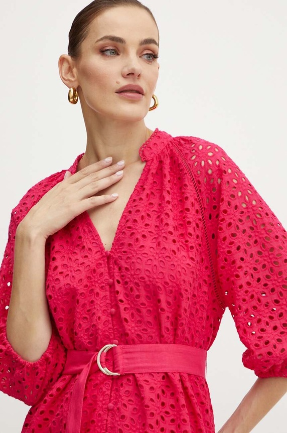 Morgan pamut ruha RFLAM rózsaszín RFLAM.FRESIA