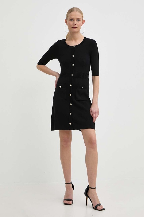 Šaty Morgan RMFOANA RMFOANA.NOIR černá SS24