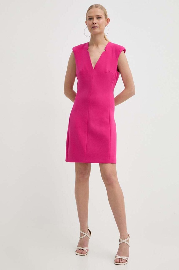 Morgan rochie RWITE RWITE.BOUGAINVIL roz SS24
