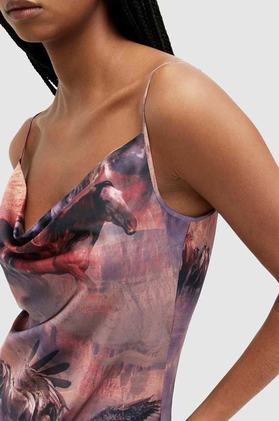 AllSaints sukienka HADLEY COLCA WD530Z multicolor SS24