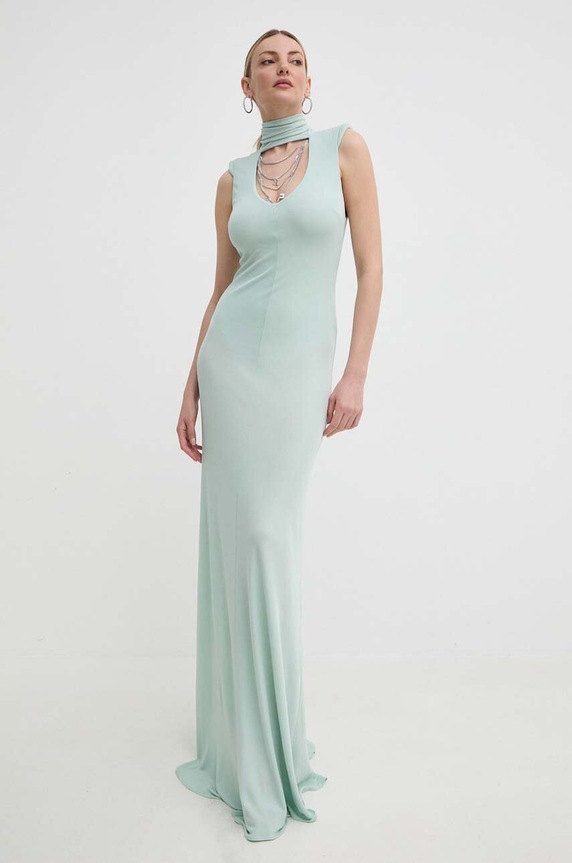 Φόρεμα Elisabetta Franchi AB64742E2 πράσινο SS24