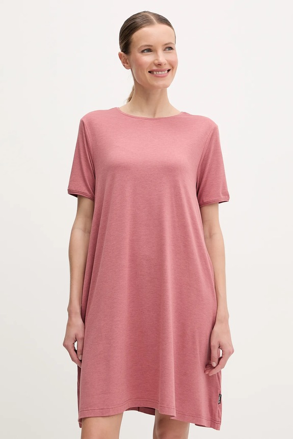 Sportska haljina Jack Wolfskin Travel bez uzorka narančasta 1508881