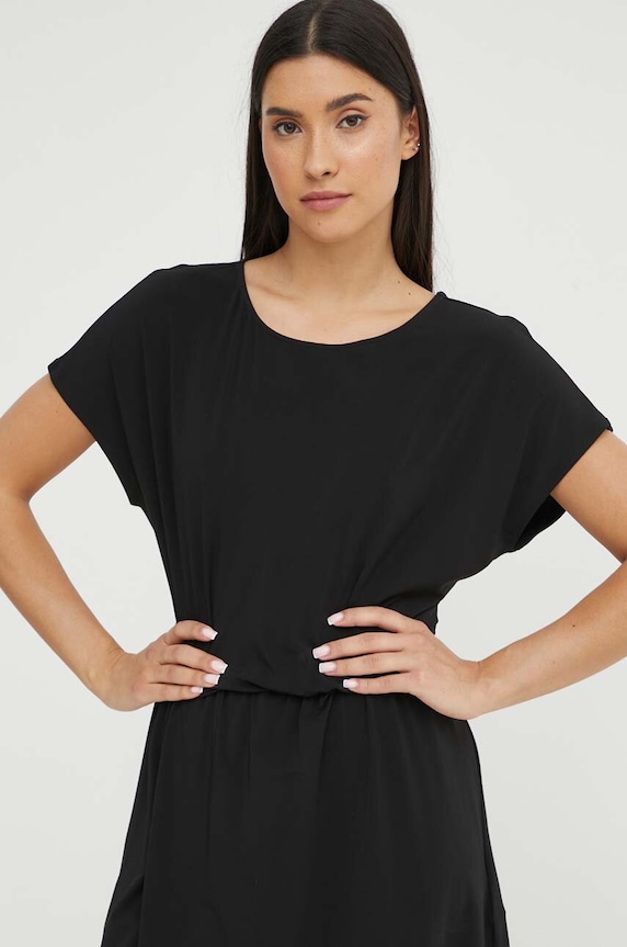 Max Mara Beachwear sukienka plażowa 2416621019600 czarny SS24