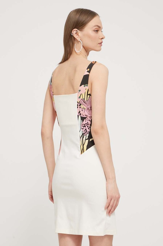 Oblečenie Šaty Desigual MARBELLA LACROIX 24SWVW75 béžová