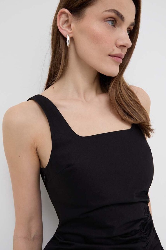 Φόρεμα τζιν Karl Lagerfeld 241W1303 μαύρο