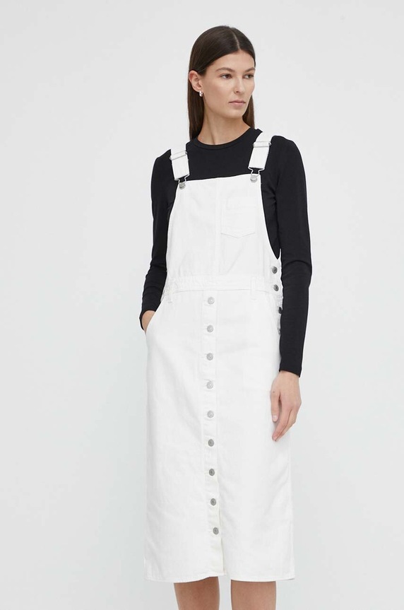 Levi's sukienka jeansowa A7575 beżowy SS25