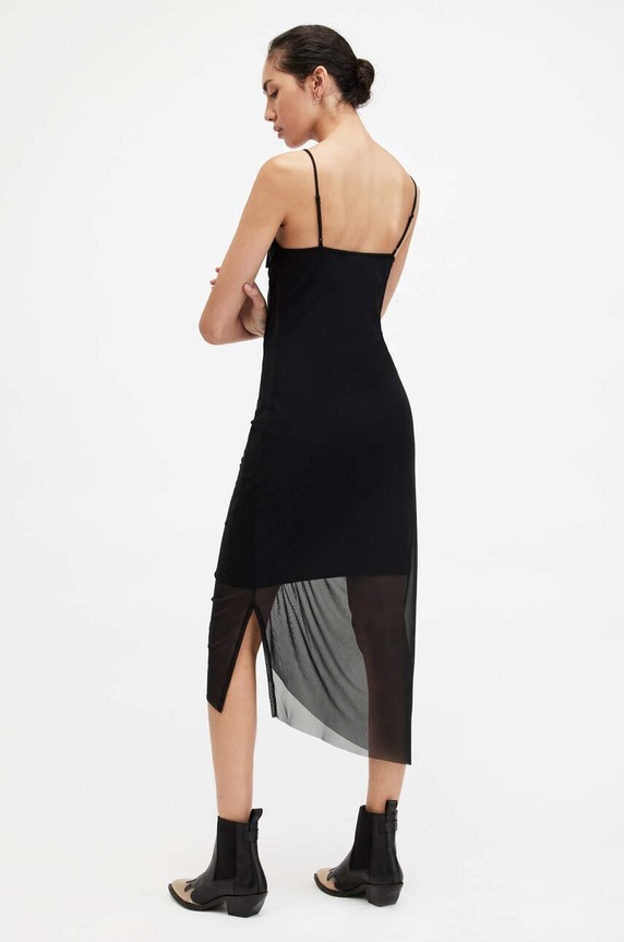 Φόρεμα AllSaints ULLA μαύρο WD348X