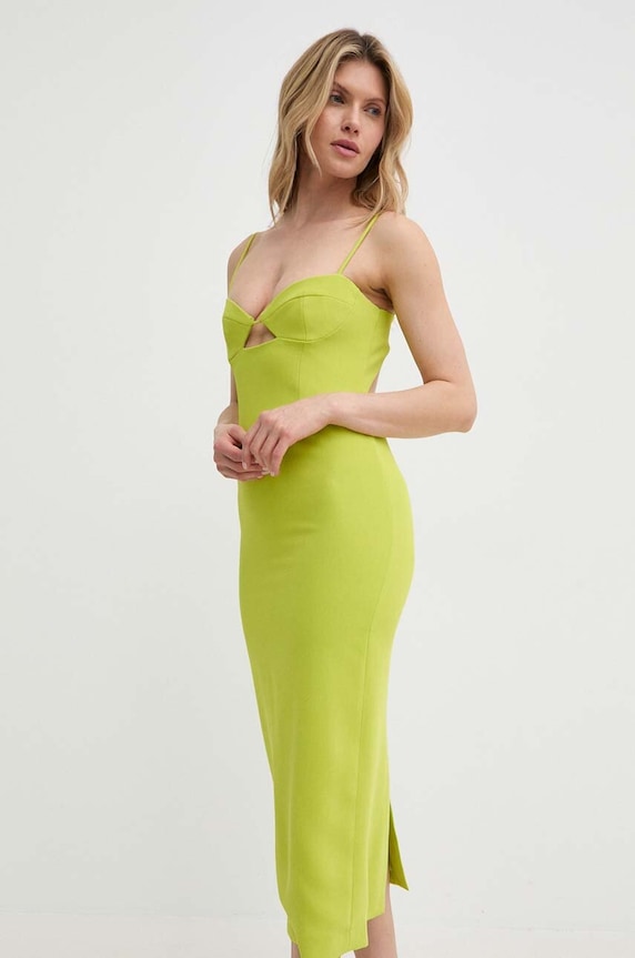 Šaty Bardot VIENNA 58558DB.LIME zelená SS24