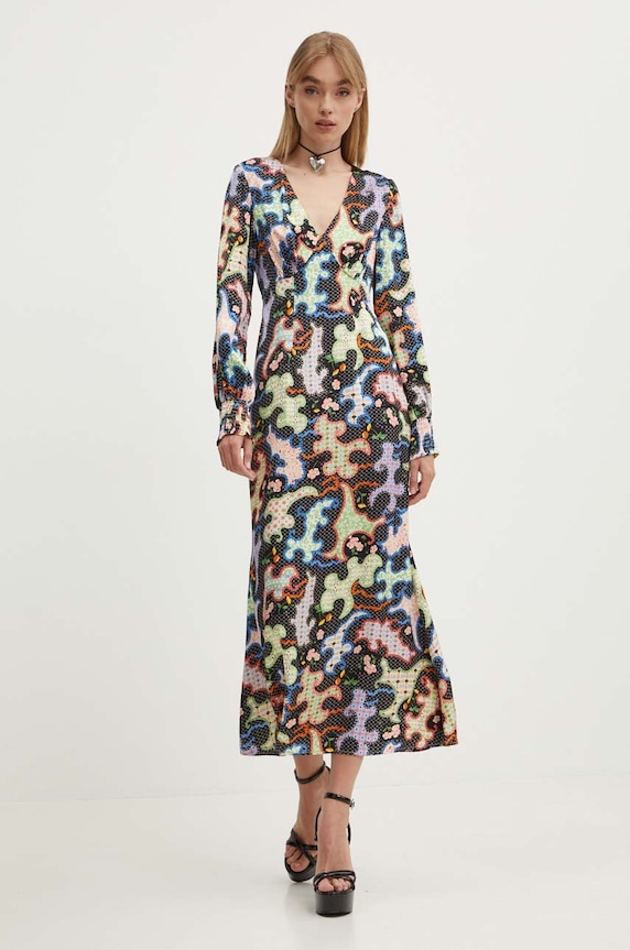 Never Fully Dressed sukienka casual multicolor NFDDR1283.Black