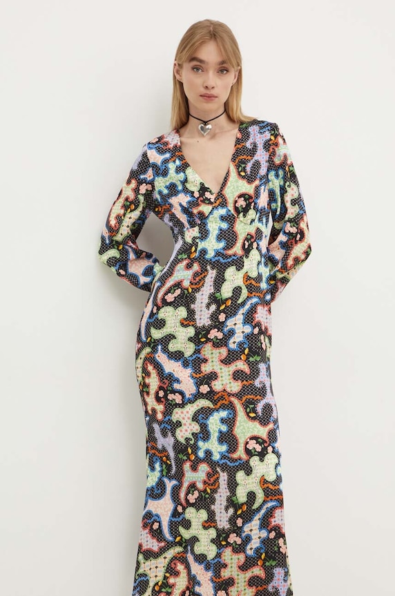 Never Fully Dressed sukienka multicolor NFDDR1283.Black