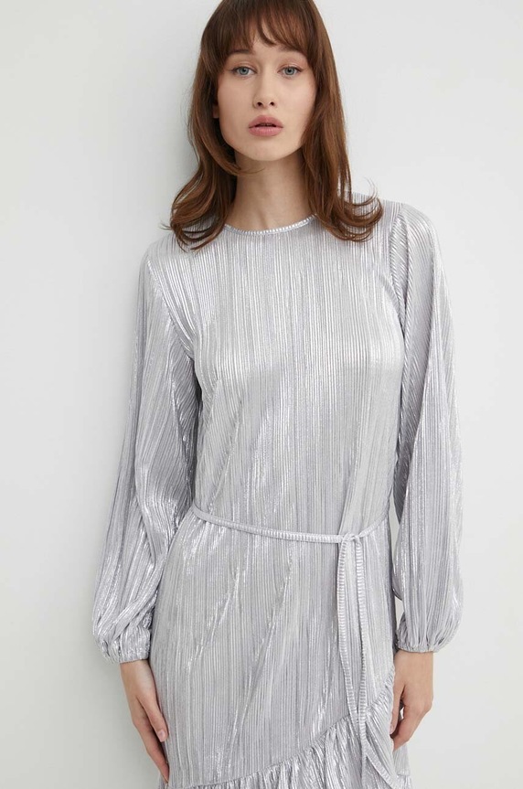 Рокля Never Fully Dressed NFDDR1288.Silver сребърен