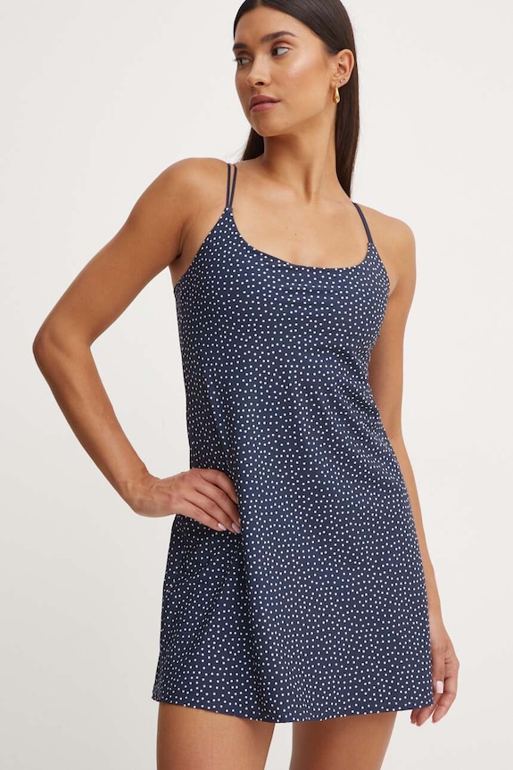 Φόρεμα παραλίας Abercrombie & Fitch σκούρο μπλε KI159.4379.206