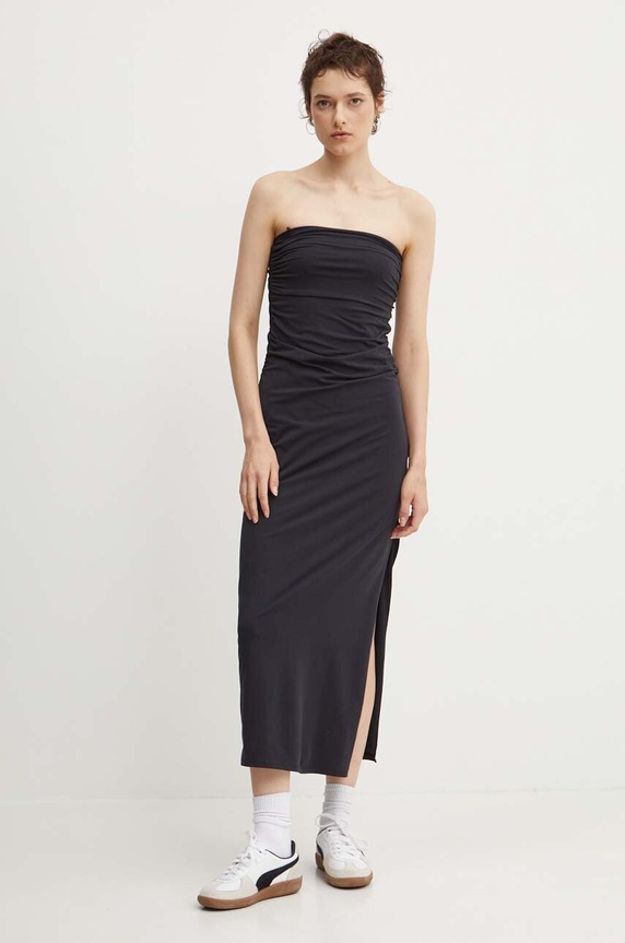 Šaty Abercrombie & Fitch KI159.4535.900 čierna SS24