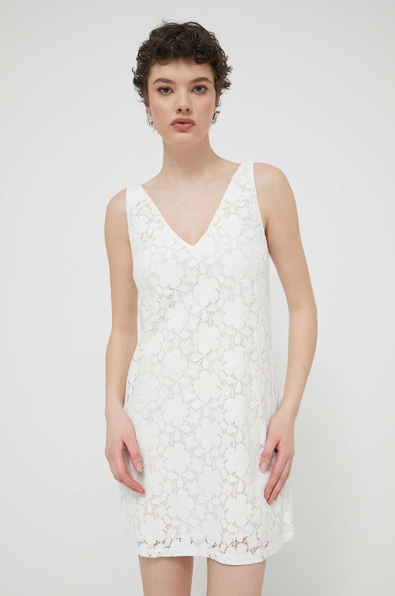 Ρούχα Φόρεμα Desigual LACE 24SWVW48 μπεζ