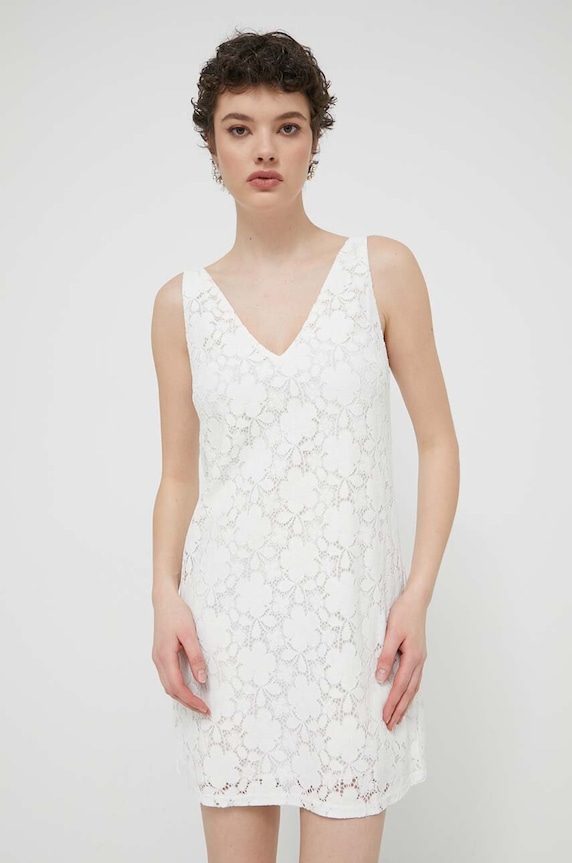 Ρούχα Φόρεμα Desigual LACE 24SWVW48 μπεζ