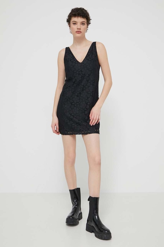 Šaty Desigual LACE 24SWVW48 čierna SS24