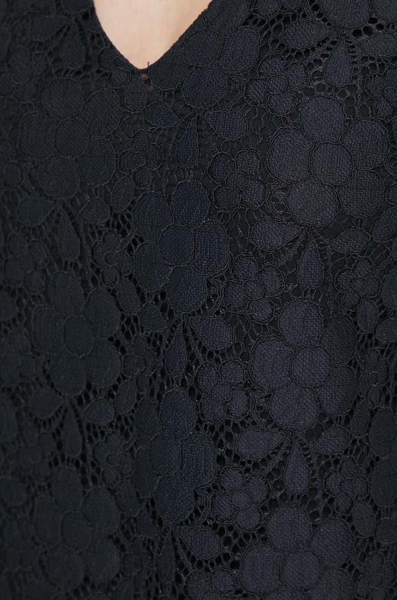 Šaty Desigual LACE 24SWVW48 čierna