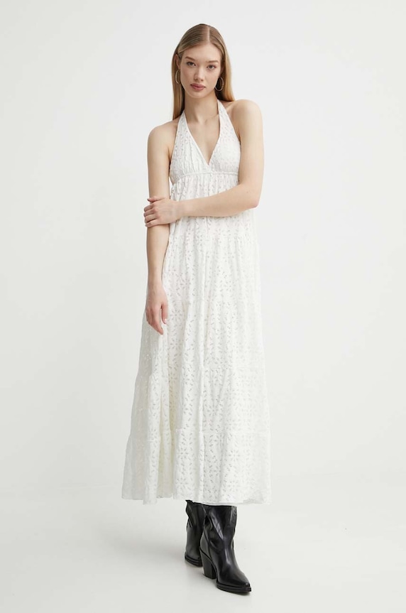 Šaty Desigual TORONTO maxi béžová 24SWVK46