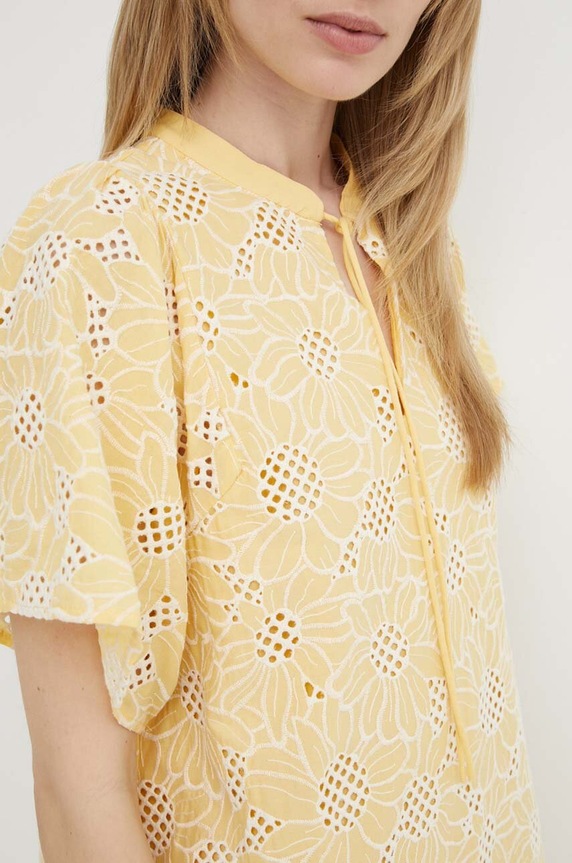 Βαμβακερό φόρεμα Bruuns Bazaar WoodbineBBJulia dress BBW3948
