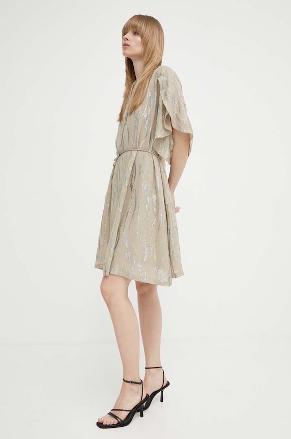 Šaty Bruuns Bazaar OdiaBBParez dress BBW3953 béžová SS24