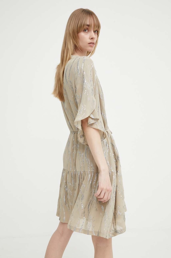Šaty Bruuns Bazaar OdiaBBParez dress BBW3953 béžová