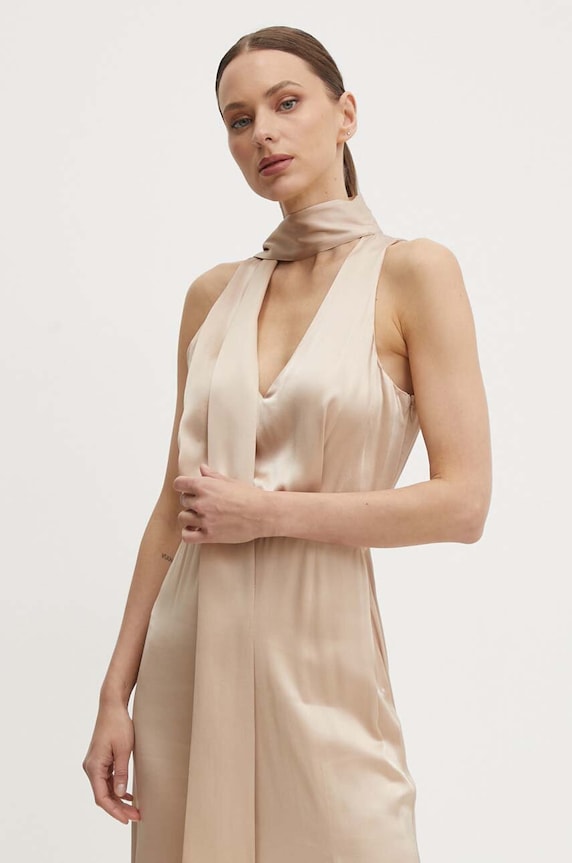 Φόρεμα Sisley μπεζ 4S7BLV06I