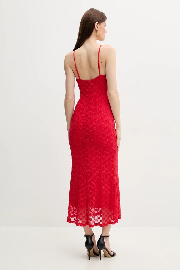 Bardot sukienka ADONI 57998DB1 czerwony SS26
