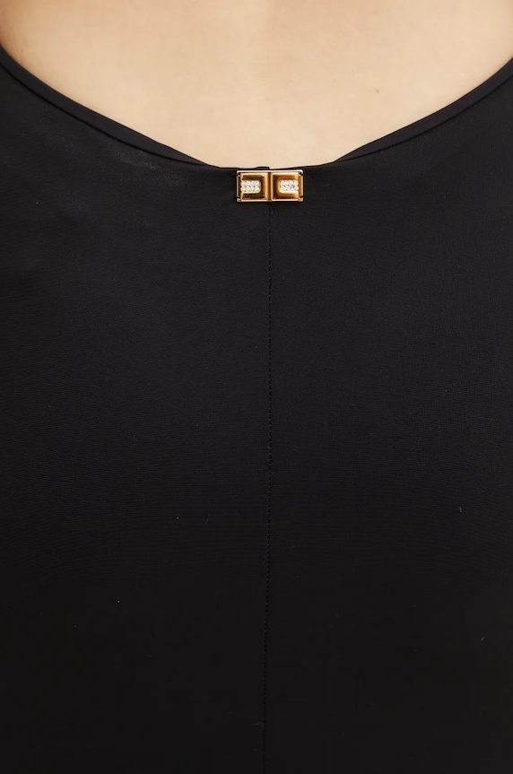 Рокля Elisabetta Franchi AB58642E2.NORBLIN черен