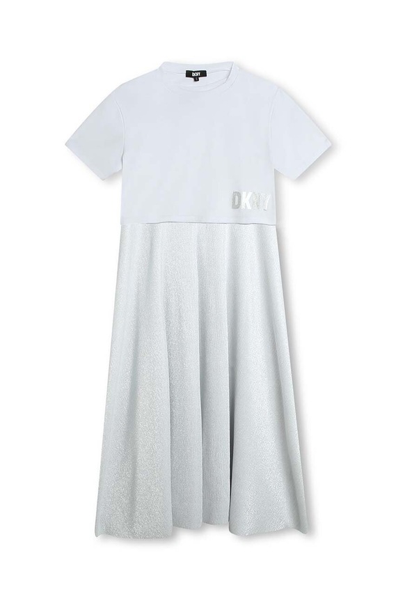 Dkny sukienka dziecięca D60116.114.150 szary SS24