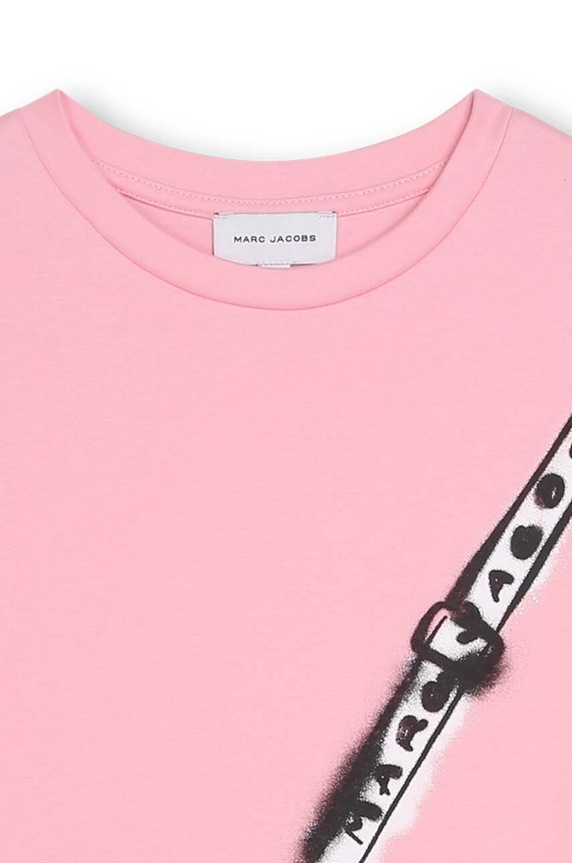 Lány Marc Jacobs gyerek pamutruha W60072.114.150 rózsaszín