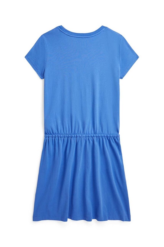 Polo Ralph Lauren sukienka bawełniana dziecięca 313934978001 niebieski SS24