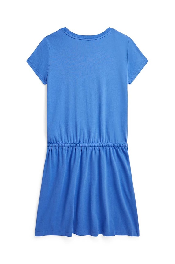 Polo Ralph Lauren sukienka bawełniana dziecięca 313934978001 niebieski SS24