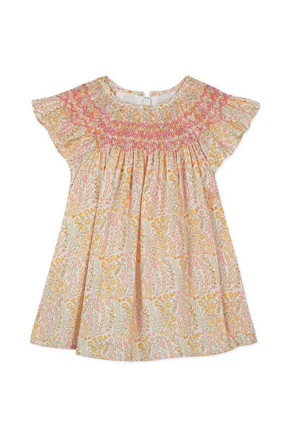 Βρεφικό βαμβακερό φόρεμα Tartine et Chocolat TY30001.60.74 ροζ SS24