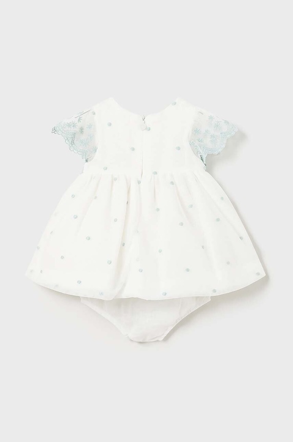 Φόρεμα μωρού Mayoral Newborn 1826.2N.Newborn.PPYH πράσινο SS24