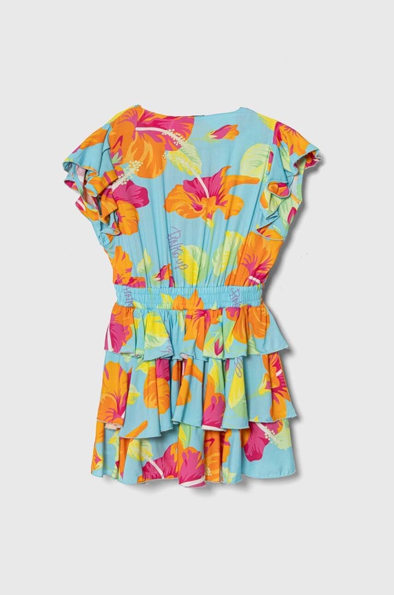 Детское платье Pinko Up S4PIJGDR168 бирюзовый SS24