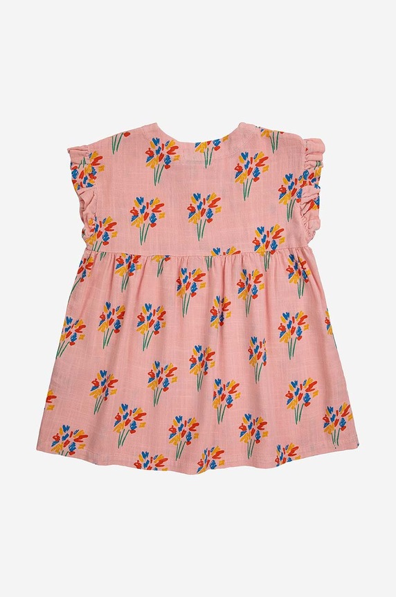 Bobo Choses sukienka niemowlęca 124AB103 różowy SS24