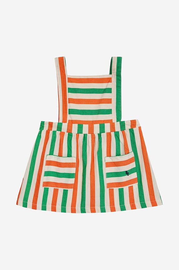 Bobo Choses vestito di cotone bambina mini multicolore 124AB108